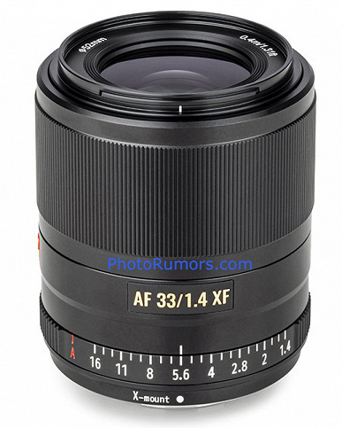 До конца месяца начнутся поставки объектива Viltrox AF 33mm f/1.4